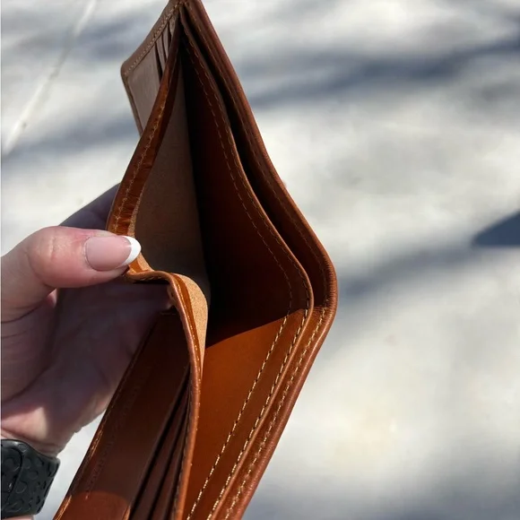 Needlepoint Bifold Wallet with Pheasant and Flag - Picture 7 of 11